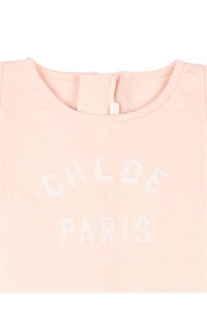 abito in cotone rosa CHLOÉ KIDS | C2059646J